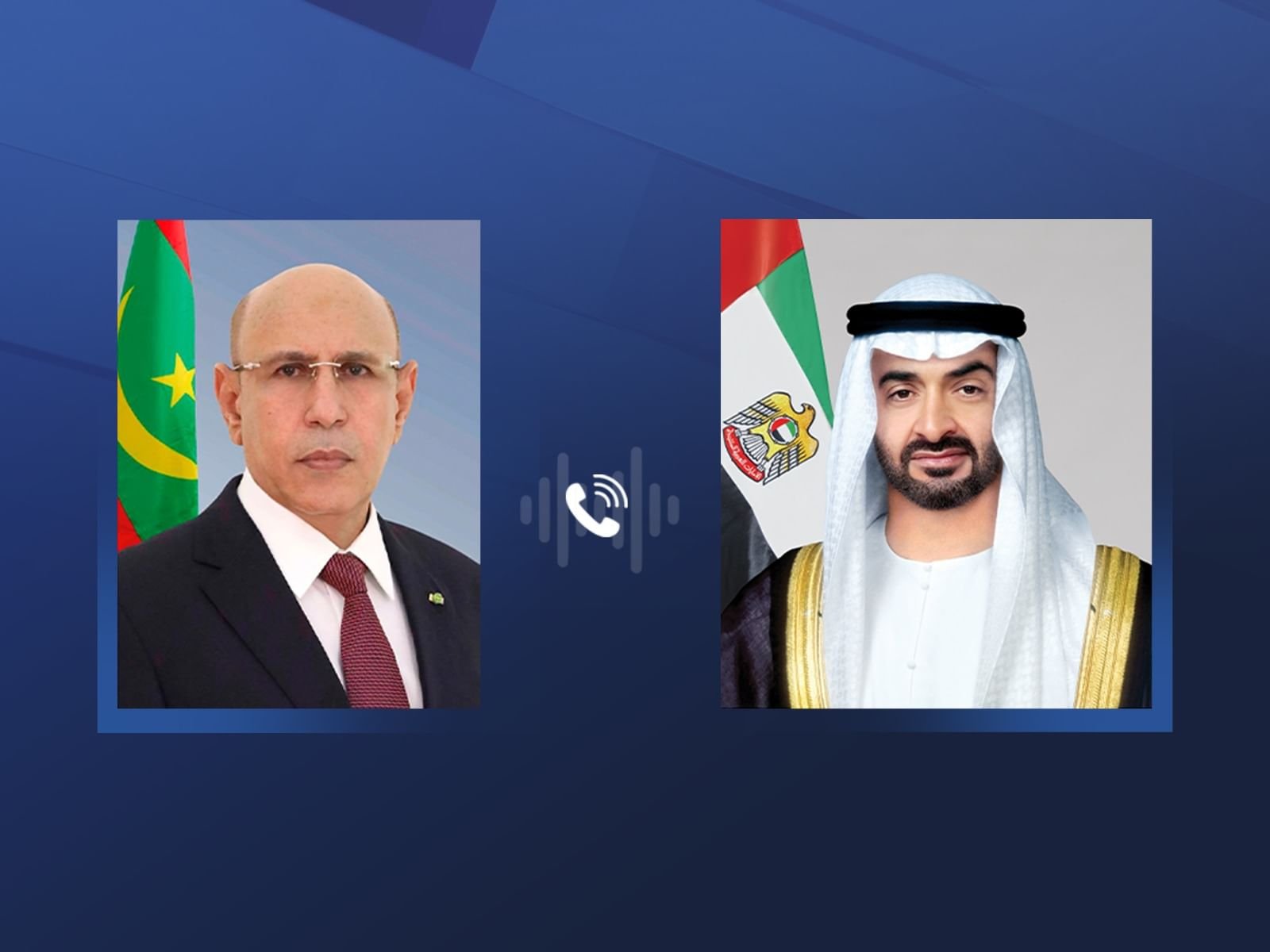 رئيس الدولة يتلقى هاتفيًّا تعازي الرئيس الموريتاني بوفاة طحنون بن محمد 1 رئيس الدولة يتلقى هاتفيًّا تعازي الرئيس الموريتاني بوفاة طحنون بن محمد