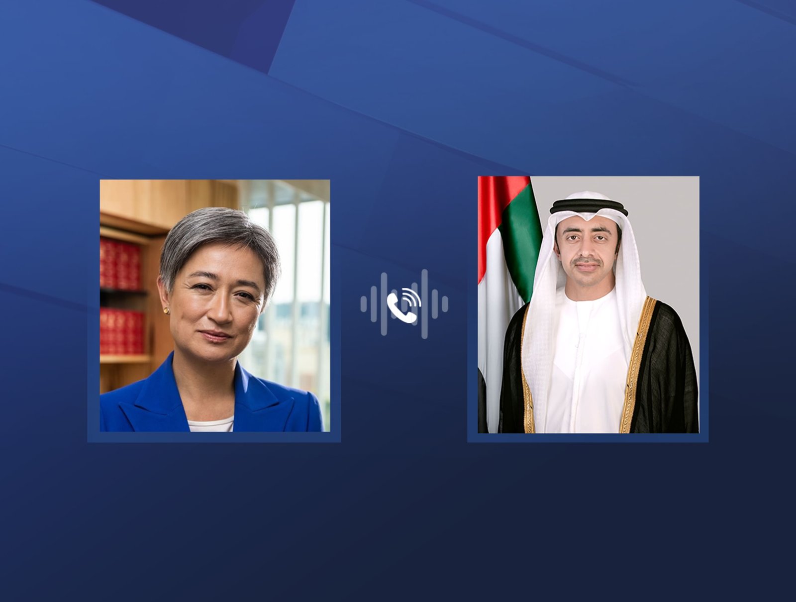 عبدالله بن زايد ووزيرة خارجية أستراليا يبحثان هاتفيا الأوضاع في المنطقة وتداعياتها الإنسانية والأمنية 1 عبدالله بن زايد ووزيرة خارجية أستراليا يبحثان هاتفيا الأوضاع في المنطقة وتداعياتها الإنسانية والأمنية