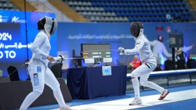 غداً.. انطلاق بطولة العالم لمبارزة الأيبيه للسيدات بالفجيرة