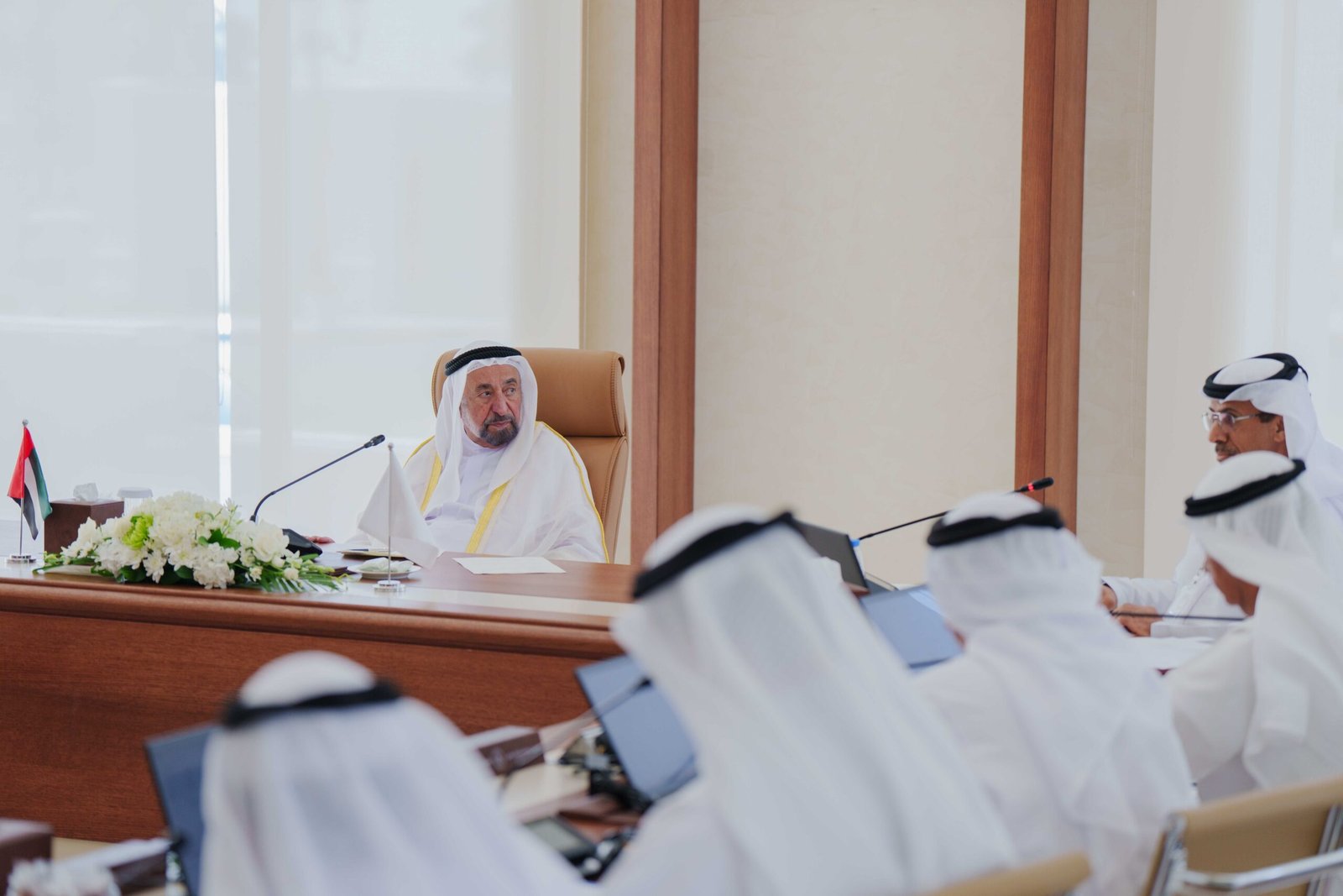 حاكم الشارقة يترأس اجتماع مجلس أمناء جامعة كلباء 1 حاكم الشارقة يترأس اجتماع مجلس أمناء جامعة كلباء