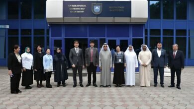 بتوجيهات حاكم الشارقة ..افتتاح قاعة "اللغة العربية" بجامعة الفارابي في كازاخستان