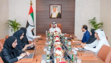 محمد الشرقي يطلع على مشاريع دائرة الحكومة الالكترونية بالفجيرة للتحول الرقمي