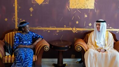 سعود بن صقر يستقبل سفيرة الكونغو الديموقراطية