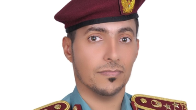 تأمين الشوارع أثناء الحالة الجوية بأم القيوين