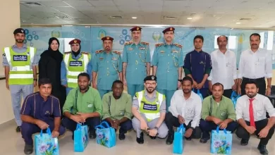 شرطة رأس الخيمة تحتفي بيوم العمال العالمي