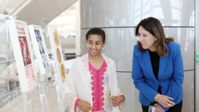 مطار زايد الدولي يعرض "رحلة سعيدة" و"قابلت رحالا من أرض الكنوز" لليازية بنت نهيان