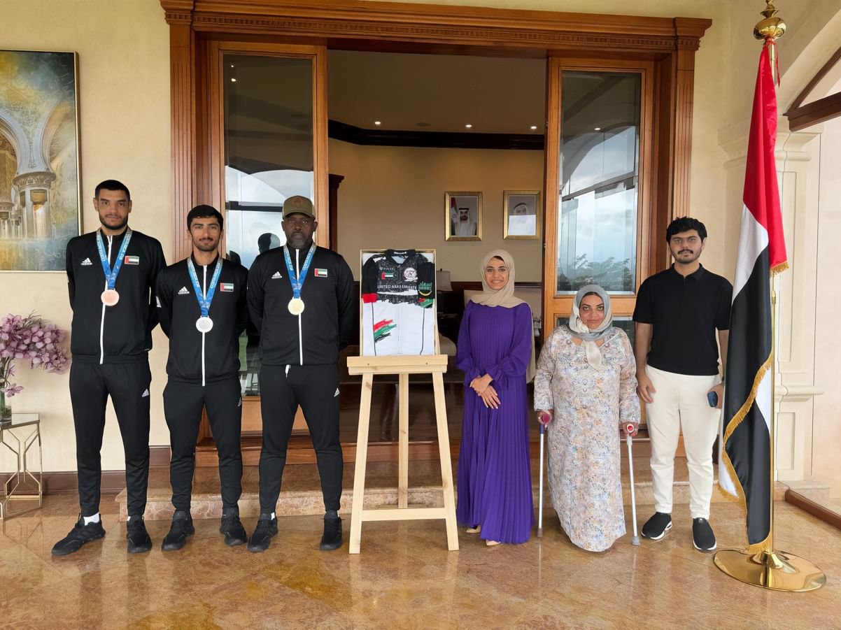 سفيرة الإمارات في كوستاريكا تستقبل وفد الاتحاد الرياضي للجامعات 1 سفيرة الإمارات في كوستاريكا تستقبل وفد الاتحاد الرياضي للجامعات