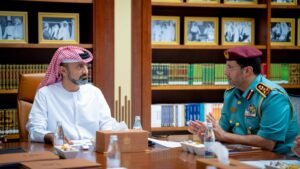 عمار النعيمي يطلع على خطط وبرامج "الدفاع المدني" بعجمان 2 عمار النعيمي يطلع على خطط وبرامج "الدفاع المدني" بعجمان