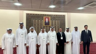 غرفة عجمان تشارك بـ "منتدى الأعمال الإماراتي التركمانستاني" في عشق أباد