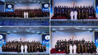 جامعة رأس الخيمه تحتفل بتخريج طلبة الطب والعلوم الصحية