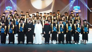 أحمد بن سعود يشهد حفل تخريج طلبة الصف الـ 12 في أكاديمية رأس الخيمة⁹