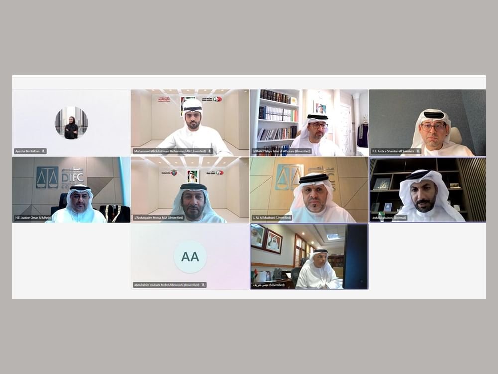 "القضائية المستقلة لمحاكم مركز دبي المالي العالمي" والجهات القضائية تناقش قواعد وإجراءات تنازع الاختصاص 1 "القضائية المستقلة لمحاكم مركز دبي المالي العالمي" والجهات القضائية تناقش قواعد وإجراءات تنازع الاختصاص