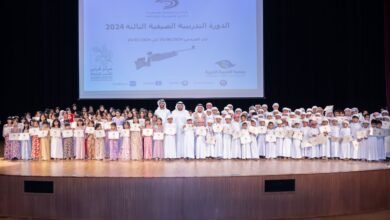 محمد الشرقي يشهد حفل تخريج منتسبي الدورة التدريبية الصيفية الثالثة للرماية ويشيد بأهدافها ونتائجها