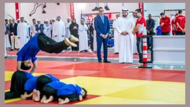 محمد الشرقي يزور نادي الفجيرة للفنون القتالية ويطلع على سير برنامج "أجيال المستقبل" بنسخته الـ5