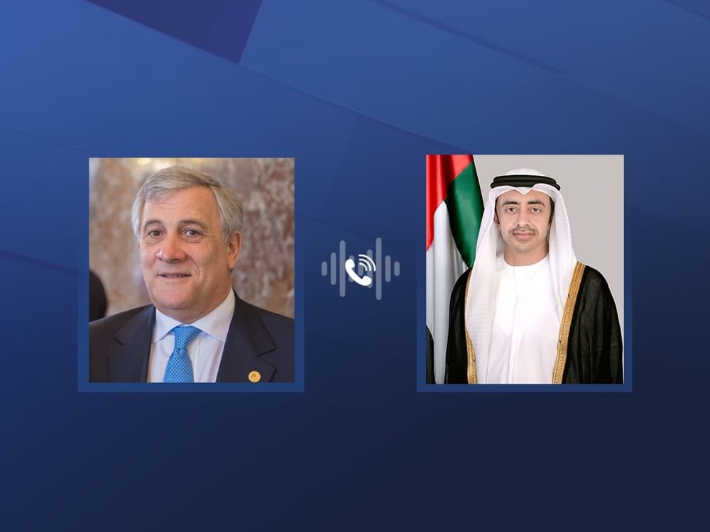 عبدالله بن زايد ووزير خارجية إيطاليا يبحثان هاتفيا الشراكة الإستراتيجية والتطورات في المنطقة 1 عبدالله بن زايد ووزير خارجية إيطاليا يبحثان هاتفيا الشراكة الإستراتيجية والتطورات في المنطقة