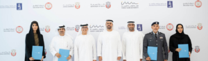 ذياب بن محمد بن زايد يشهد توقيع اتفاقيات مستوى الخدمة لإنشاء مركز الطفل