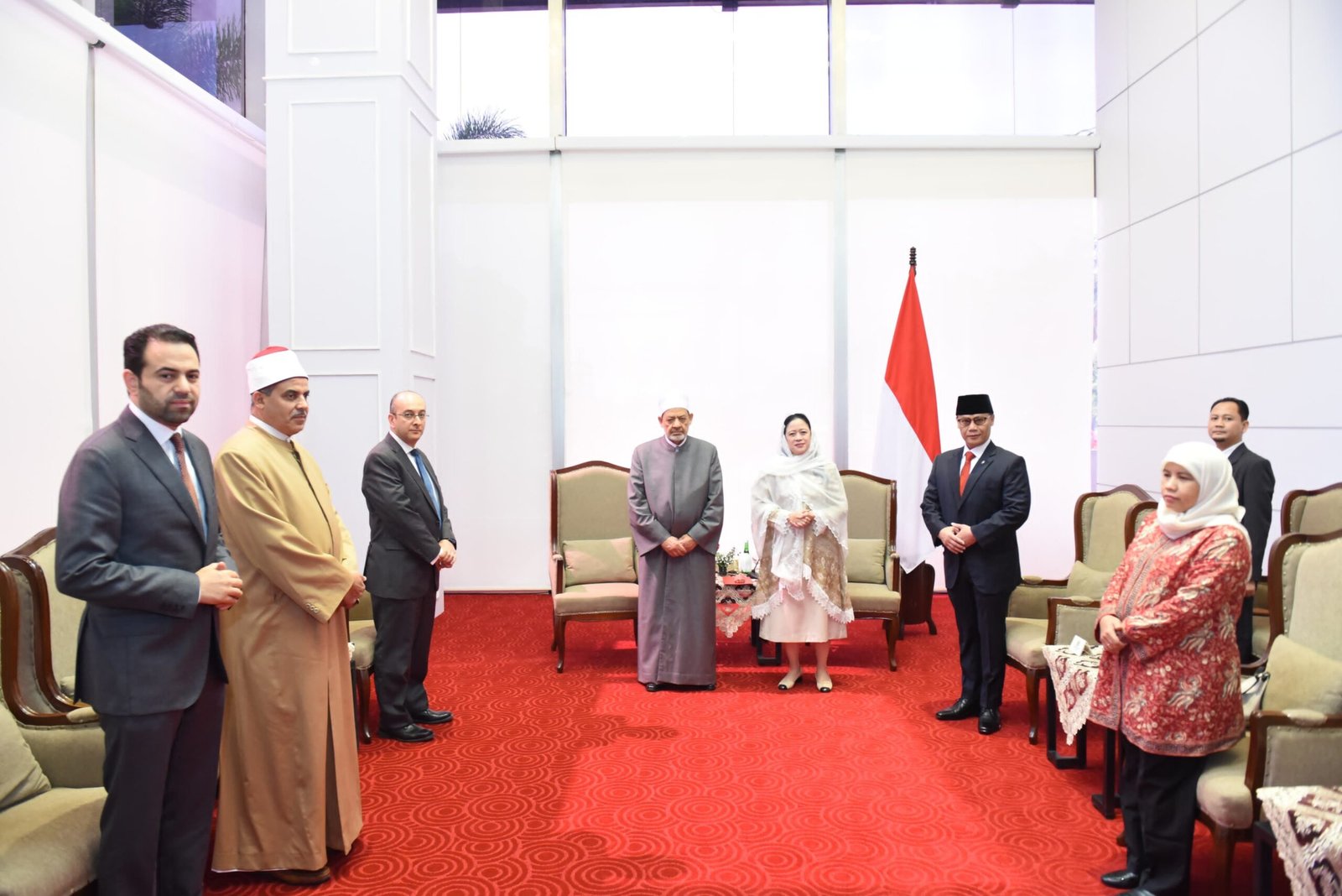 رئيسة مجلس النواب الإندونيسي تثمن دعم شيخ الأزهر رئيس مجلس "حكماء المسلمين" لقضايا المرأة 1 رئيسة مجلس النواب الإندونيسي تثمن دعم شيخ الأزهر رئيس مجلس "حكماء المسلمين" لقضايا المرأة