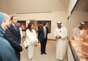بدور القاسمي تشهد افتتاح معرض "مليحة: مملكة عربية على طريق الحرير" في اليابان 3 بدور القاسمي تشهد افتتاح معرض "مليحة: مملكة عربية على طريق الحرير" في اليابان