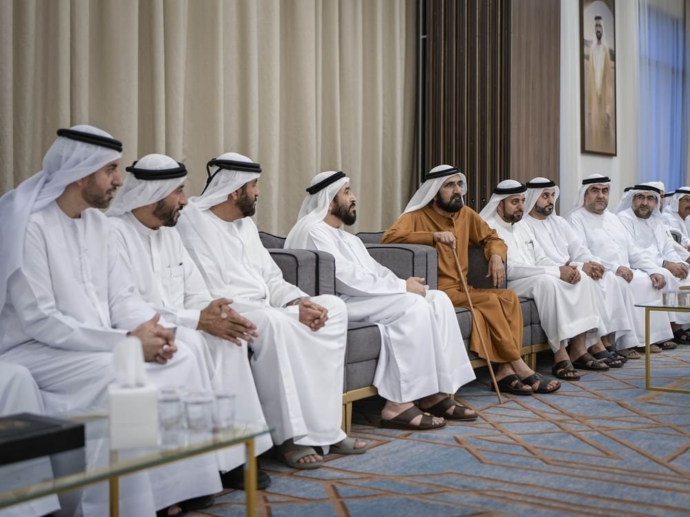 محمد بن راشد يقدم واجب العزاء في وفاة محمد علي سلطان العلماء 1 محمد بن راشد يقدم واجب العزاء في وفاة محمد علي سلطان العلماء
