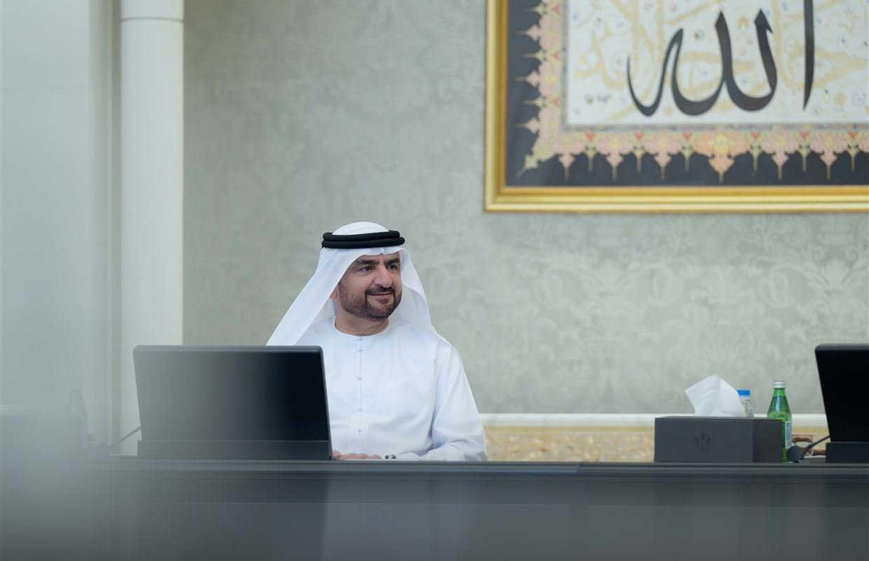 عبدالله بن سالم القاسمي يترأس اجتماع المجلس التنفيذي 1 عبدالله بن سالم القاسمي يترأس اجتماع المجلس التنفيذي