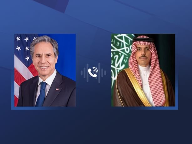 وزيرا الخارجية السعودي والأمريكي يبحثان هاتفيا جهود إنهاء الحرب على غزة 1 وزيرا الخارجية السعودي والأمريكي يبحثان هاتفيا جهود إنهاء الحرب على غزة