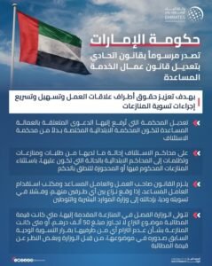 حكومة الإمارات تصدر مرسومًا بقانون اتحادي بتعديل قانون عمال الخدمة المساعدة 2 حكومة الإمارات تصدر مرسومًا بقانون اتحادي بتعديل قانون عمال الخدمة المساعدة