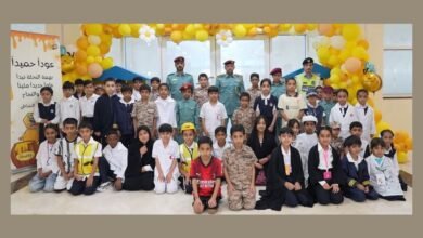 شرطة أم القيوين تنفذ حملة السلامة المرورية لطلبة المدارس