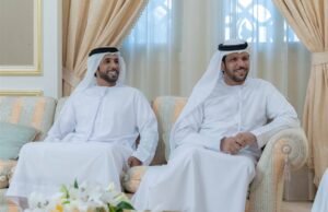 عبد الله بن سالم القاسمي يستقبل وفد نادي الشارقة للصقارين