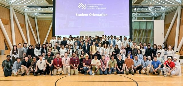 جامعة محمد بن زايد للذكاء الاصطناعي تستقبل أكبر دفعة طلاب منذ تأسيسها 1 جامعة محمد بن زايد للذكاء الاصطناعي تستقبل أكبر دفعة طلاب منذ تأسيسها