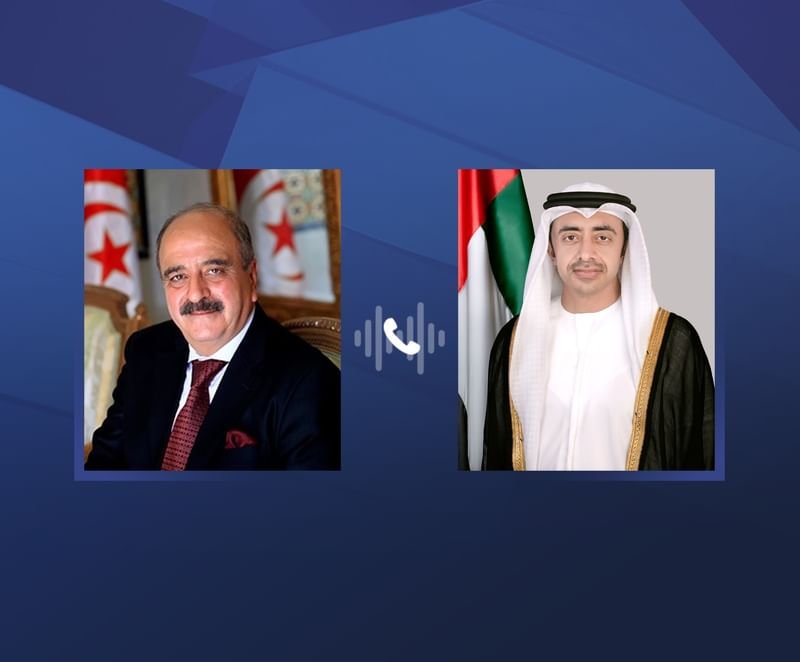 عبدالله بن زايد يهنئ هاتفيًا وزير الخارجية التونسي ويبحثان العلاقات الأخوية بين البلدين 1 عبدالله بن زايد يهنئ هاتفيًا وزير الخارجية التونسي ويبحثان العلاقات الأخوية بين البلدين
