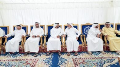 خالد بن سعود القاسمي يعزي في وفاة خلود العوضي وسلمى المهيري