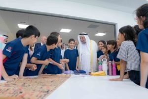 حاكم الشارقة يفتتح مدرسة فيكتوريا الدولية في منطقة التلال