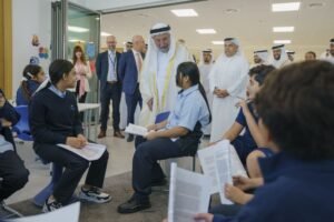 حاكم الشارقة يفتتح مدرسة فيكتوريا الدولية في منطقة التلال