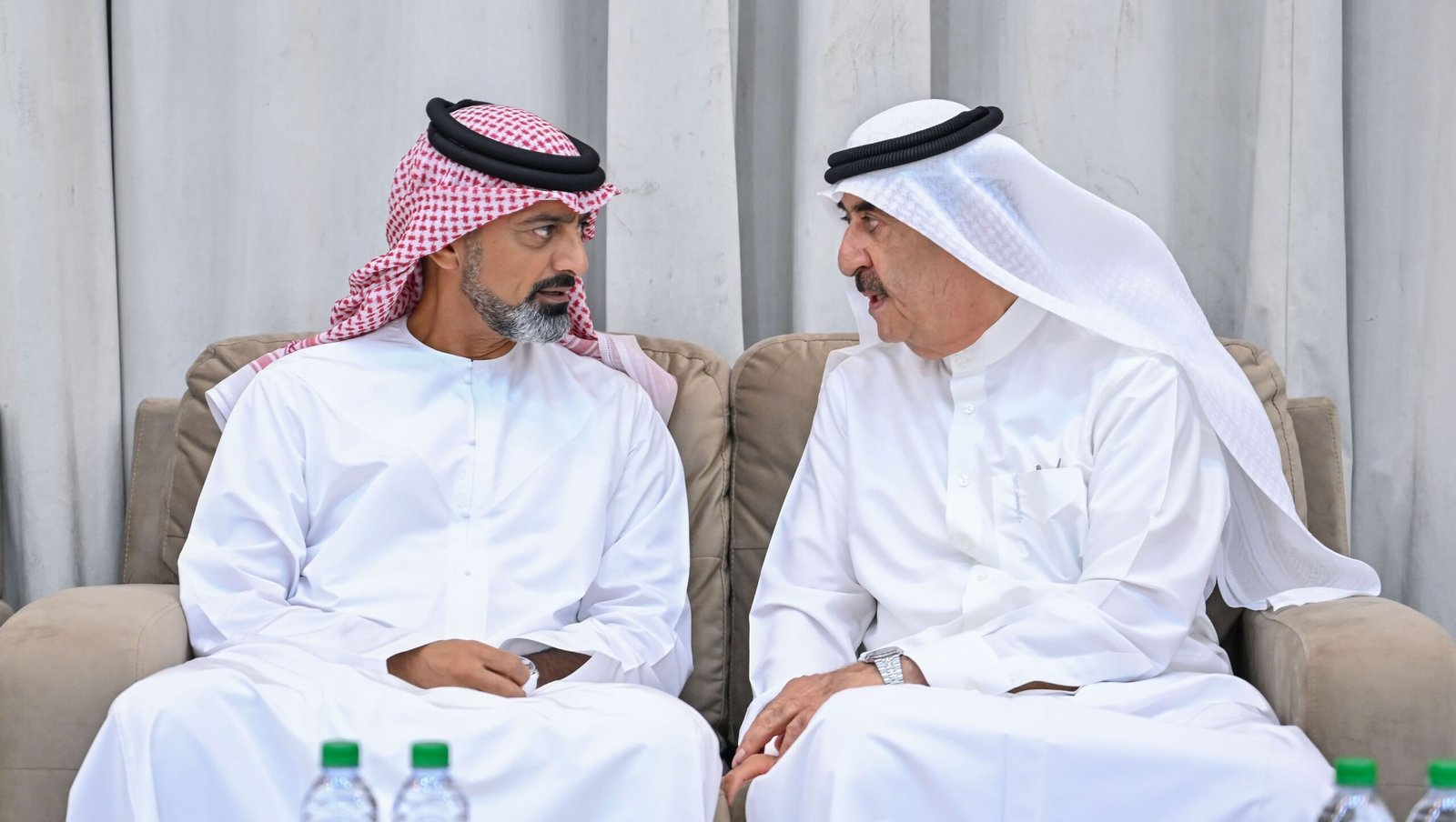 حاكم أم القيوين يتقبل تعازى ولى عهد عجمان بوفاة الشيخ عبدالله بن أحمد المعلا 1 حاكم أم القيوين يتقبل تعازى ولى عهد عجمان بوفاة الشيخ عبدالله بن أحمد المعلا
