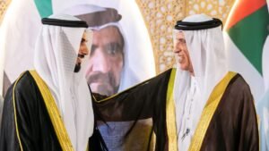 سعود بن صقر يحضر أفراح القاسمي والهاجري