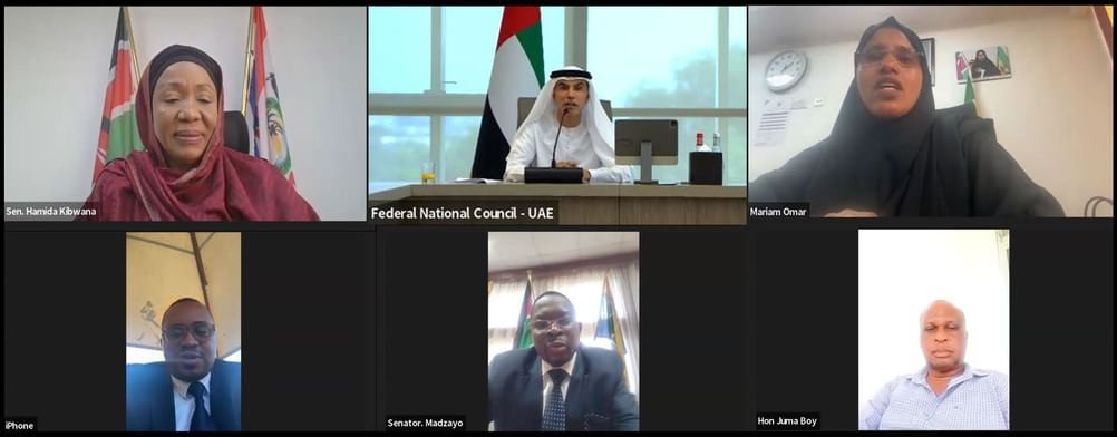 لجنة الصداقة البرلمانية الإماراتية - الأفريقية تبحث تعزيز التعاون مع مجلس الشيوخ الكيني 1 لجنة الصداقة البرلمانية الإماراتية - الأفريقية تبحث تعزيز التعاون مع مجلس الشيوخ الكيني