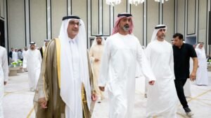 عمار النعيمي يحضر أفراح الفلاسي والسويدي في دبي