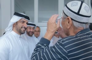 سلطان بن أحمد القاسمي يدشن حملة القلوب الصغيرة والعيون في المستشفى الوطني بجمهورية قيرغيزستان