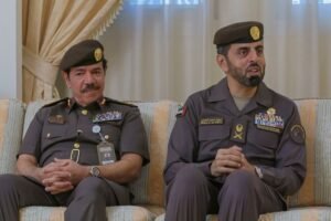 عبد الله بن سالم القاسمي يستقبل وفد "الاتحادية للهوية والجنسية"