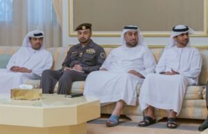 عبد الله بن سالم القاسمي يستقبل وفد "الاتحادية للهوية والجنسية"
