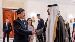 حاكم رأس الخيمة يلتقي سكرتير الحزب الشيوعي في مقاطعة فوجيان 5 حاكم رأس الخيمة يلتقي سكرتير الحزب الشيوعي في مقاطعة فوجيان