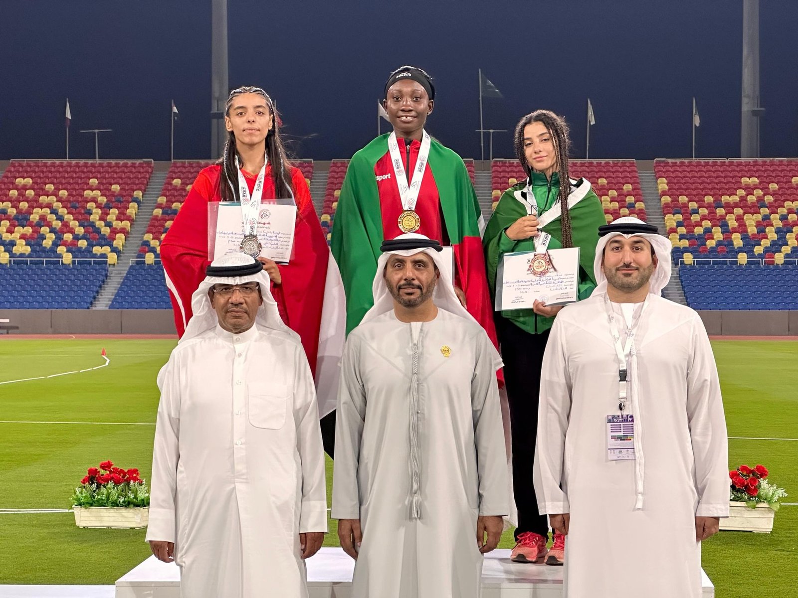 العداءة مريم كريم تحرز ذهبية 400 متر في البطولة العربية لألعاب القوى 1 العداءة مريم كريم تحرز ذهبية 400 متر في البطولة العربية لألعاب القوى