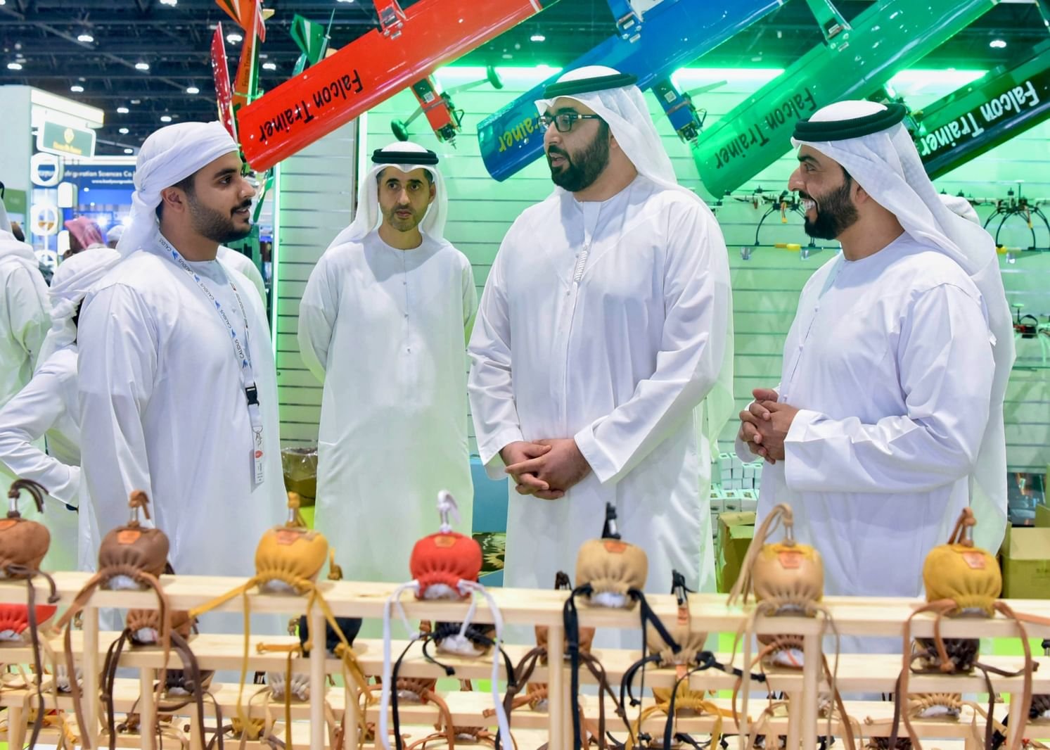 ولي عهد أم القيوين يزور معرض أبو ظبى للصيد والفروسية 1 ولي عهد أم القيوين يزور معرض أبو ظبى للصيد والفروسية