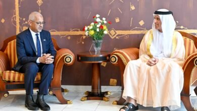 سعود بن صقر يستقبل سفير أستراليا