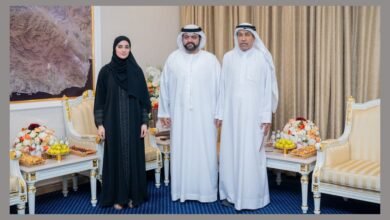 محمد الشرقي يستقبل مدير مركز الفجيرة للإحصاء ويدلي ببياناته لحملة تعداد سكان الإمارة