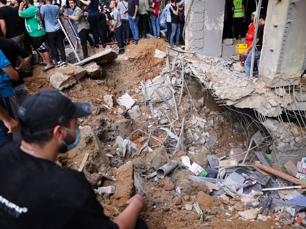14 قتيلا و66 جريحا في هجوم إسرائيلي على الضاحية الجنوبية لبيروت 1 14 قتيلا و66 جريحا في هجوم إسرائيلي على الضاحية الجنوبية لبيروت