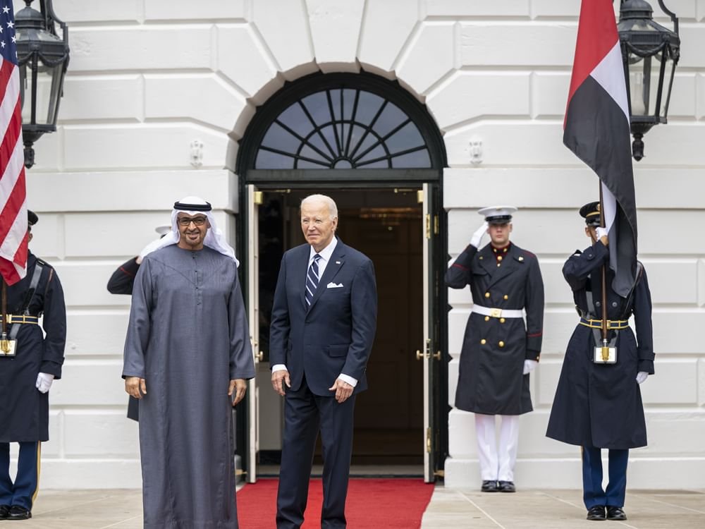 رئيس الدولة يصل إلى البيت الأبيض 1 رئيس الدولة يصل إلى البيت الأبيض