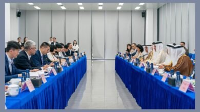 حاكم رأس الخيمة يحضر ندوة التعاون الاقتصادي والتجاري في الصين