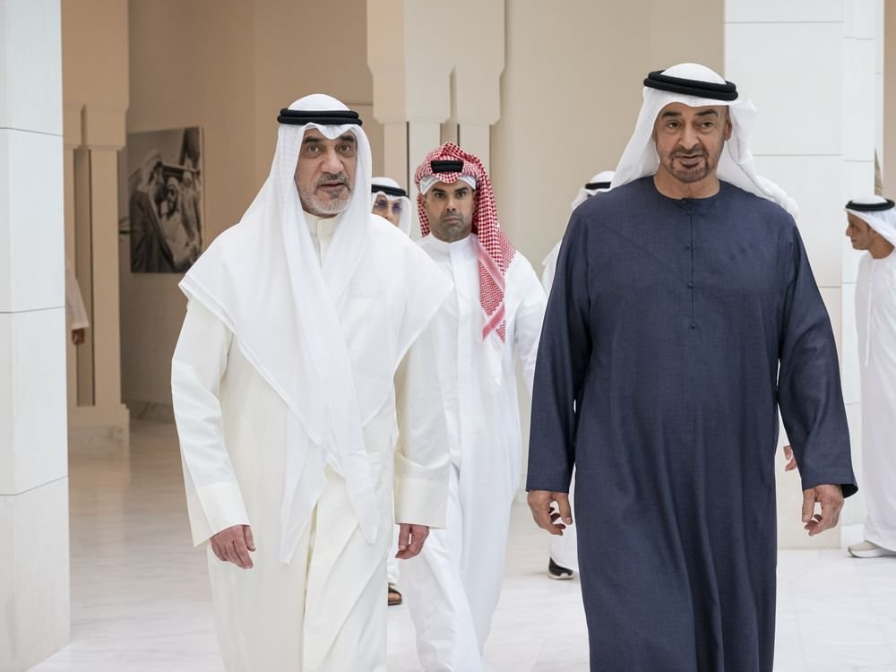 رئيس الدولة يستقبل النائب الأول لرئيس مجلس الوزراء وزير الدفاع والداخلية الكويتي 1 رئيس الدولة يستقبل النائب الأول لرئيس مجلس الوزراء وزير الدفاع والداخلية الكويتي