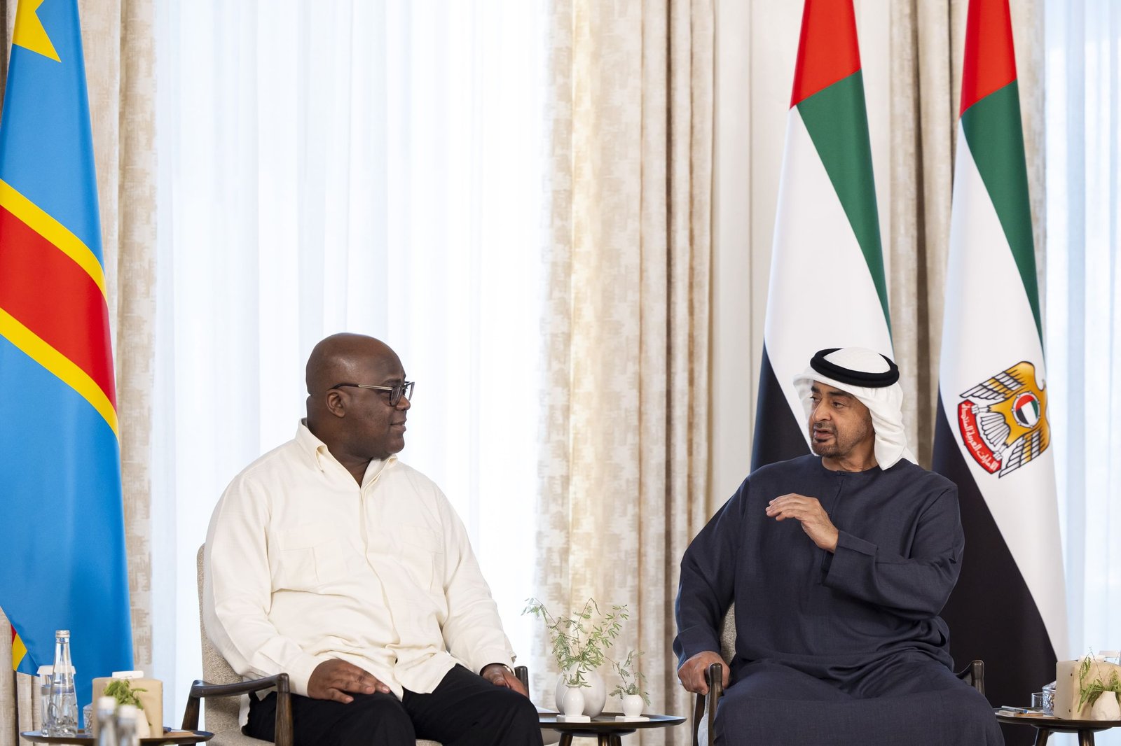 رئيس الدولة ورئيس الكونغو الديمقراطية يبحثان تعزيز علاقات البلدين 1 رئيس الدولة ورئيس الكونغو الديمقراطية يبحثان تعزيز علاقات البلدين